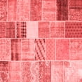 thumbnail image 1 of Ahgly Company Indoor Square Patchwork Red Transitional Area Rugs, 5' Square, 1 of 4