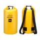 thumbnail image 4 of Advancent Bolsa seca impermeable de PVC, portátil, de un solo hombro, 10L, plegable, ajustable, para acampar, canotaje, kayak, canoa, paquete de Mochilas de mochilero Amarillo, 4 of 6