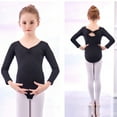 thumbnail image 4 of Agkizg Long Sleeve Leotards for Girls Gymnastics Kids Toddler Tumbling Outfits, Sizes 2-15 Years, 4 of 5