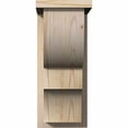 thumbnail image 2 of 7 1/2"W x 14"D x 18"H Ridgewood Smooth Corbel w/Backplate, Douglas Fir, 2 of 9