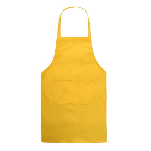 AUQ Apron Women Sleeveless Aprons for Women Fresh Cooking Aprons for Women,Yellow