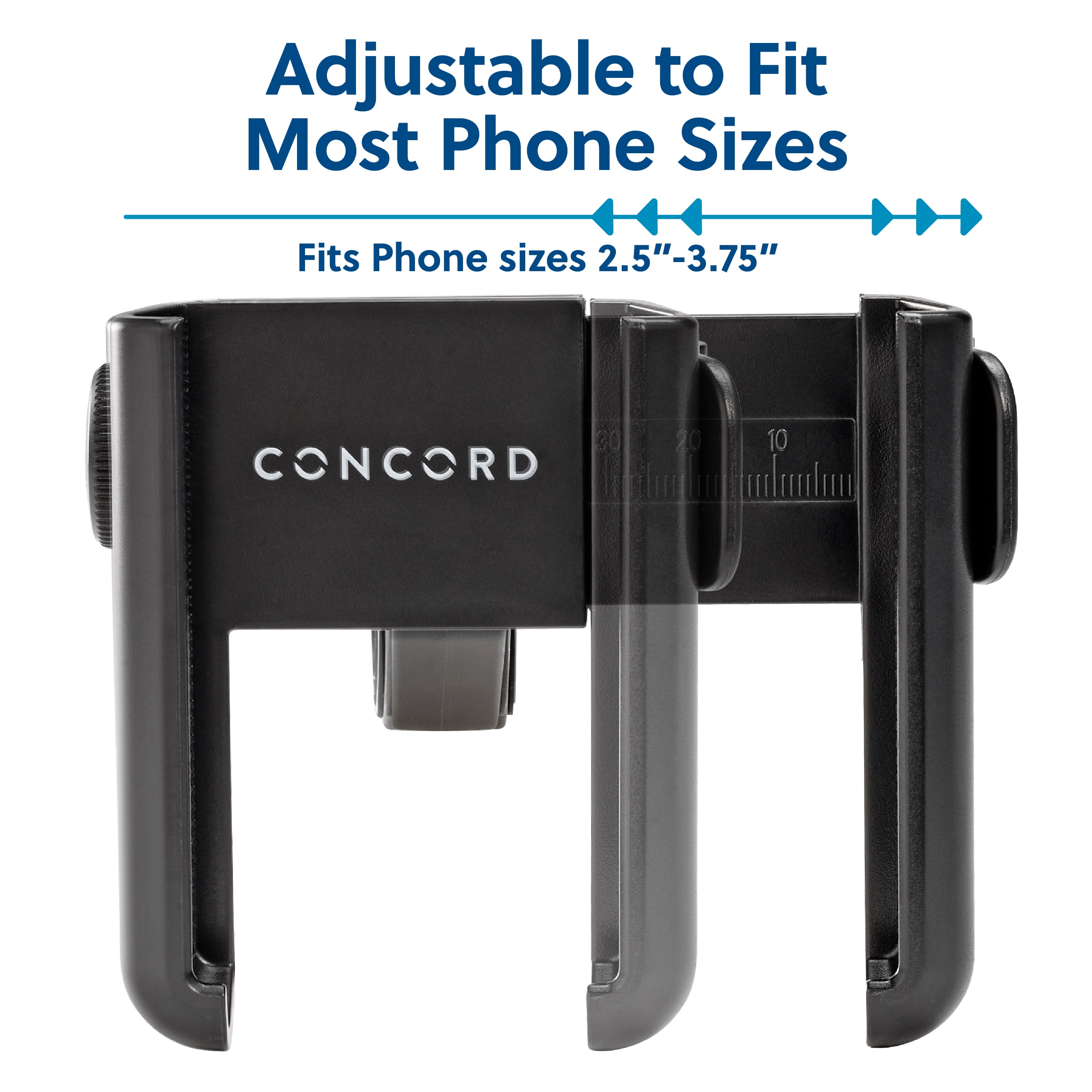 Concord Deluxe Bike Phone Mount, Adjustable Fit, Multi-Position