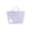 🔥 Blue_Hot#374, variant on Striped Tote Bag Waterproof Glossy PVC Large Capacity Handbag for Beach Travel Shopping and Everyday Use