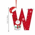 thumbnail image 2 of Personalized Christmas Ornaments Personalized 26 Letter Ornaments for Christmas Tree ，2025 Custom Christmas Ornament Christmas Decoration, Gift for Kids(W), 2 of 6