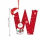 thumbnail image 2 of Adornos navideños, adornos navideños, regalos navideños, árbol de Navidad acrílico 2D, colgante de 26 letras, regalo decorativo, colgantes para fiestas navideñas familiares, objetos colgantes, 2 of 6