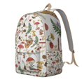 thumbnail image 2 of Boho Mushroom Backpack with Large Storage, Water-Resistant Fabric, Ergonomic Shoulder Design, 2 of 5