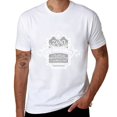 thumbnail image 1 of Camiseta con diseño de tienda de dulces ZTO (blanca/gris), tallas grandes, ropa de hombre de gran tamaño, 1 of 7