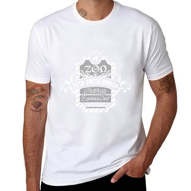 Camiseta con diseño de tienda de dulces ZTO (blanca/gris), tallas grandes, ropa de hombre de gran tamaño
