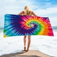 thumbnail image 5 of PHIGZNT Turkish Beach Towel - Sand Free - 100% Organic Turkish Cotton Yarn - Quick Dry Towel for Beach, Picnic Blanket or Throw - As Seen on Shark Tank - Tie Dye, 5 of 5