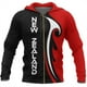 thumbnail image 2 of Sudadera con capucha y estampado 3D de helecho rojo maorí de Nueva Zelanda para hombre, novedad, sudaderas con capucha y sudaderas, abrigo deportivo con capucha, 2 of 4
