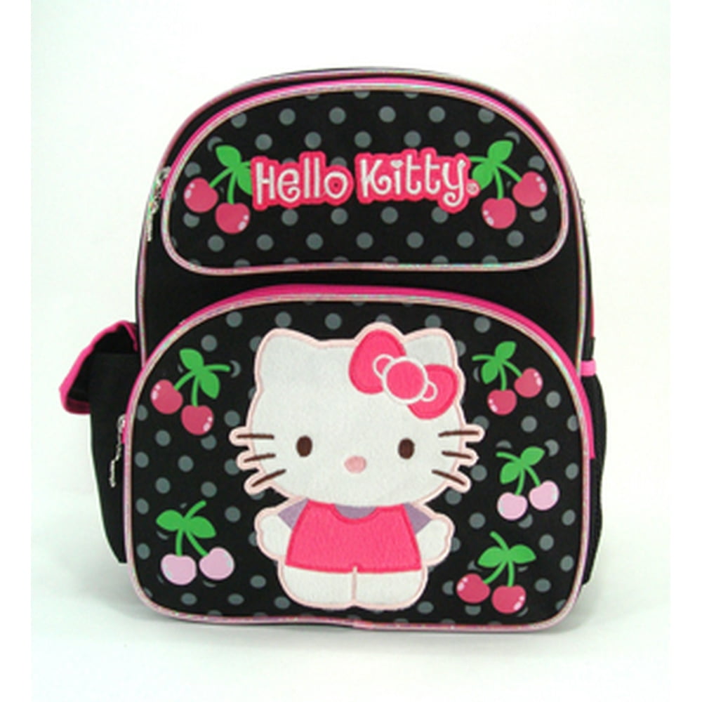 Hello Kitty Small Backpack Cherry Girls New School Book Bag Girls