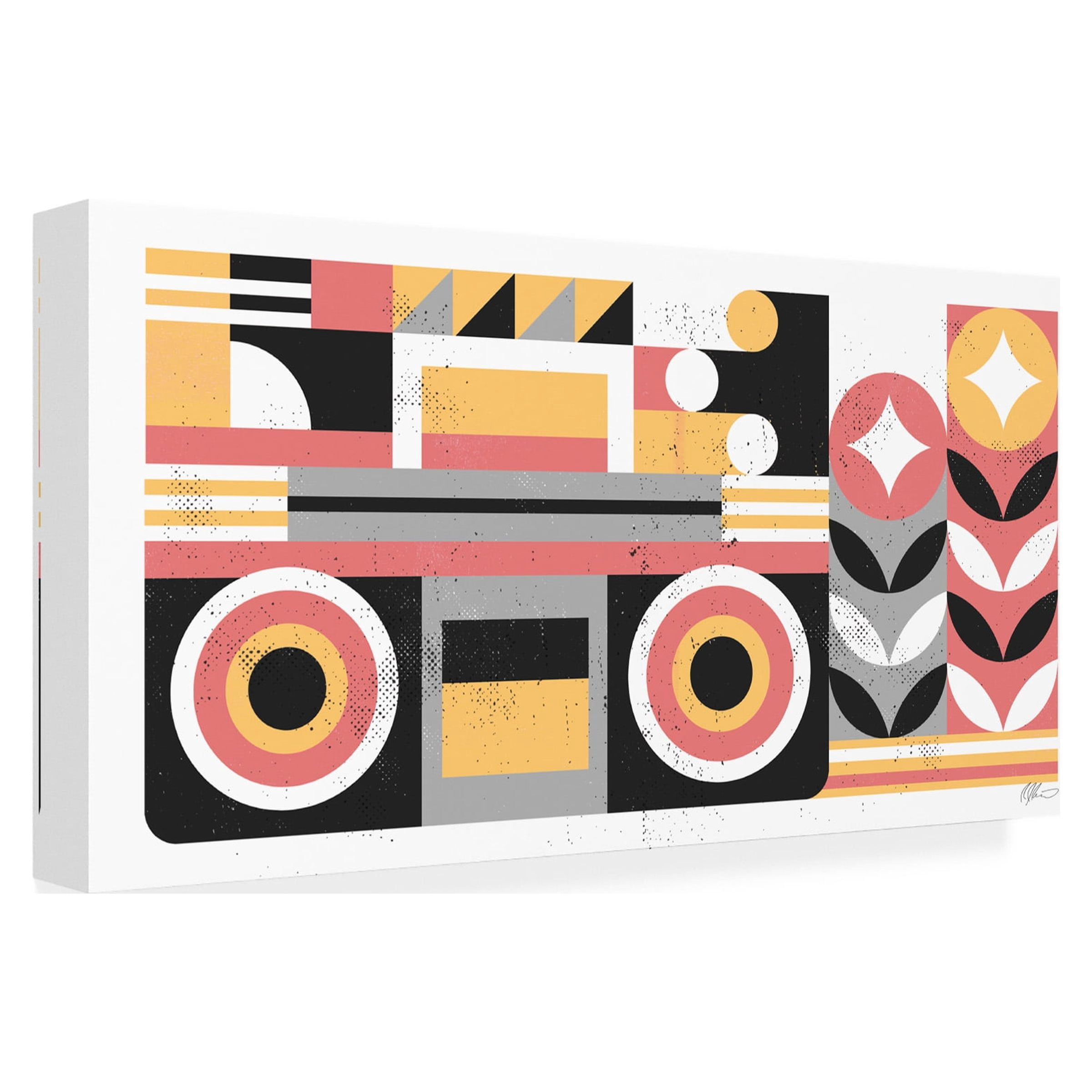 Robert John Paterson 'Abstract Boombox' Canvas Art