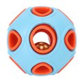 thumbnail image 4 of Pelota de juguete para perros Bling Bling de goma duradera interactiva dispensadora de alimentos azul, 4 of 12
