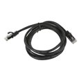 thumbnail image 2 of Monoprice FLEXboot Series - Patch cable - RJ-45 (M) to RJ-45 (M) - 5 ft - UTP - CAT 5e - booted, snagless, stranded - black, 2 of 2