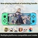 thumbnail image 3 of Gamepad de teléfono móvil controlador compatible con Bluetooth para PUBG (azul verde) Tmvgtek Componentes de la computadora, 3 of 9