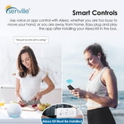 Senville 28000 BTU Mini Split Air Conditioner & Heat Pump Tri-Zone White