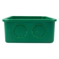 thumbnail image 2 of Registro 3x3 Empotrar Verde Cuadrado Sin Tapa Plastico 46 Pzs Inreco RCP3X3-P46, 2 of 4
