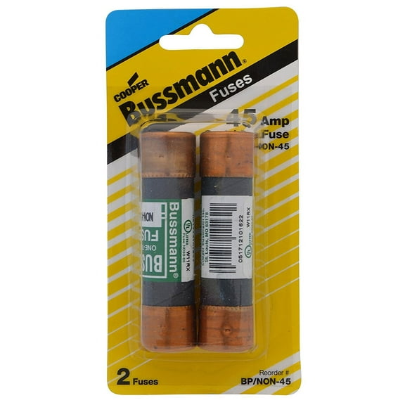 Bussmann Fuse Current Limiting NON45 45 Amp 250 V (Pack of 2)
