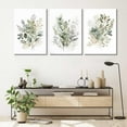 thumbnail image 5 of 3Pcs Framed Watercolor Botanical Wall Art Sage Green Boho Floral Canvas Posters Prints Wildflower Wall Decor Pictures for Living Room Bedroom Bathroom Home Decoration, 5 of 6
