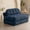 Blue, variant on Jpiziso Folding Sofa Bed with Pillow Foldable Couch Convertible Sleeper Chair with Back Support Beige for Living Room Bedroom