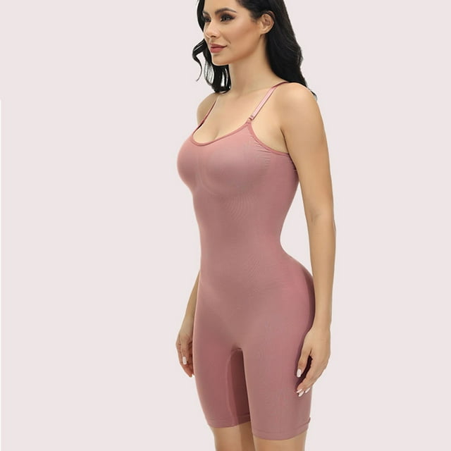 stanreset Body Bodysuit Underwear Control Corsets Butt Compression Undershirt Shapers Slimmer Belly Pants Postpartum Seamless Red Bean Color