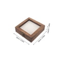 thumbnail image 2 of OULII Boîte à Ombre d'Insectes Support de Spécimen d'Insectes en Bois Support de Rangement Anti-Poussière 1 Ensemble, 2 of 6