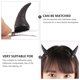 thumbnail image 2 of 4 pinzas para el pelo con forma de cuerno de diablo y purpurina para Halloween, accesorio para disfraz, 2 of 5