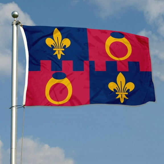 mokarier Montgomery County Flag Banner Outdoor Indoor Decoration Flag 3x5Feet Double Stitched Polyester with Brass Grommets