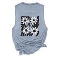 thumbnail image 3 of Womens Tank Tops Summer T Shirts Sleeveless Casual Loose Tunic Blouses, 3 of 3