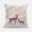 Black & Pink, variant on Curious Deer Indoor/Outdoor Pillow with Removable Cover in Gray Green16x16