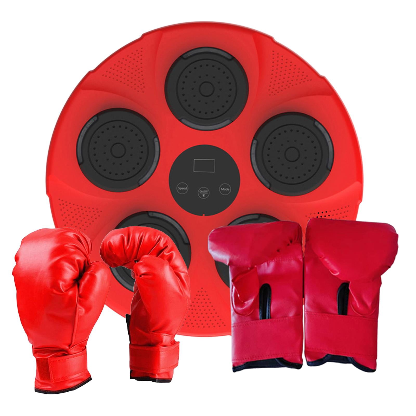 harayaa Electronic Boxing Machine Mode Speed Adjustable Boxing Training Equipment Boxing Red Adults Gloves