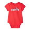 thumbnail image 6 of Garanimals Newborn & Baby Boy Cotton Lap-Shoulder Short-Sleeve Bodysuits, 4-Pack, Sizes 0–24M, 6 of 10