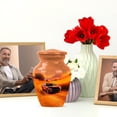 thumbnail image 6 of JAGASY Car Urns Ashes Keepsake for Men - Small Orange Medium Size Urns for Human Ashes Adult Female - Funeral Gift for Loss of Loved One - Memorial Urn for Car Lover - 3 Inch, 6 of 6