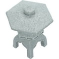 thumbnail image 3 of Raindrops Japanese Stone Lantern for Garden Decor 1Pcs 3.5x2.7in, 3 of 8