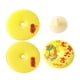 thumbnail image 4 of Esponja de limpieza de cocina, cepillo para lavar platos, fregador de sartén portátil, limpieza Amarillo, 4 of 9