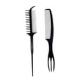 thumbnail image 4 of 2x Peine De Cola De Peluquería Peine Para Peinar El Cabello Para Hombres Todo Tipo De Cabello Salón, 4 of 8