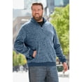 thumbnail image 3 of KingSize Men's Big & Tall Quarter Zip Fleece Sweater, 3 of 3