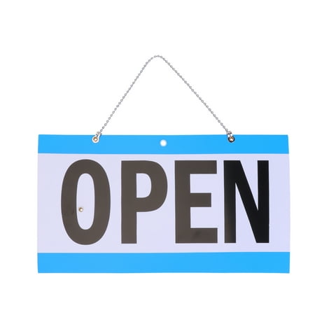 

Board Welcome Pvc Sign Hanging Open Door Closed Business Signage Hours Will Return Clock Label Neon Operation Plastic