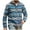 Blue, variant on Utoimkio Men's Vintage Hoodies Pullover Sweatshirts for Men Long Sleeve Crewneck Sweatshirts Casual Loose Floral Pullover Blouse Tops for Men with Pockets