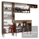 thumbnail image 5 of Cocina Integral Completa Modular Madesa Emilly Top Marrón/Gris, 5 of 15