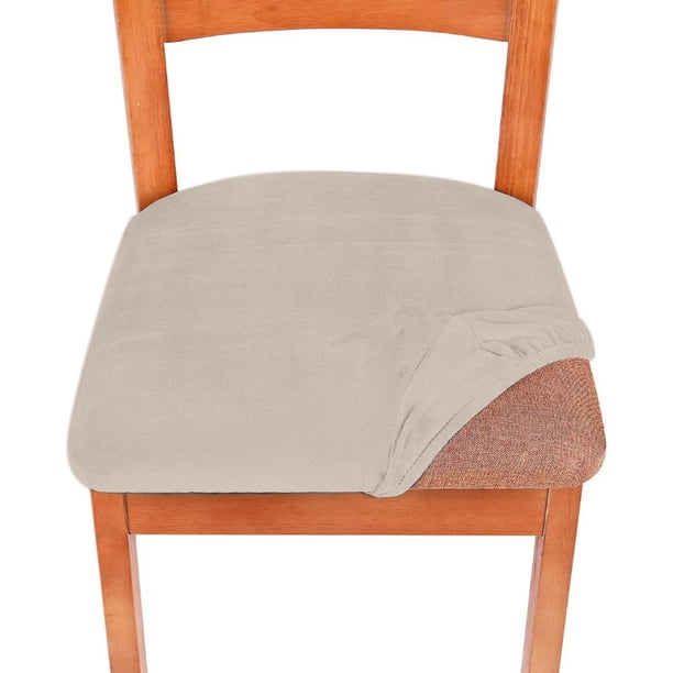 Funda de asiento elástica antideslizante TV Direct para sillas de oficina y comedor Color caqui