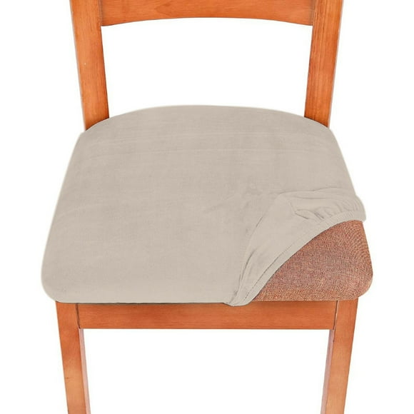 Funda de asiento elástica antideslizante TV Direct para sillas de oficina y comedor Color caqui