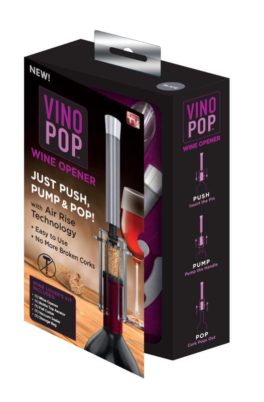 Details about   Vino Pop Wine Bottle Opener 