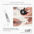 thumbnail image 5 of Catit Cat Water Fountain Cleaning Set, for Catit Cat Water Fountains, 44020, White, 5 of 5