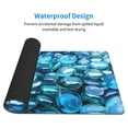 thumbnail image 3 of Pofeuu Blue Kyanite Print Mouse Pad,Rubber, Multipurpose Comfortable Waterproof Mousepad Desk Mat for Gamer Office Home, 3 of 8