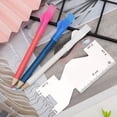 thumbnail image 3 of Greensen Sewing Ruler,Craft Collection,Portable Sewing Metal Ruler Manual Caliper Tailor Pen with Brush Sewing Machine Accessories, 3 of 8