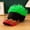Black + Green Hair, variant on -Men's Visor Hat with Attached Spiky Hair Wig - Novelty Baseball Cap for Sun Protection, Costume Parties, Gag Gifts - Adjustable & Breathable
