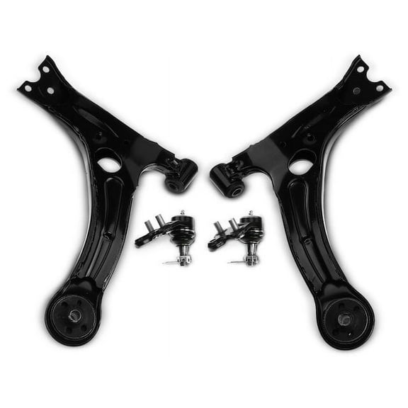 Front Control Arm and Ball Joint Assembly Set 4 - Compatible with 2009 - 2013 Toyota Corolla 2010 2011 2012