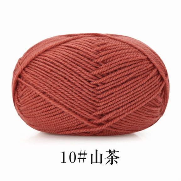 Namzi Soft Crochet Yarn, maroon - 1 roll Mercerized Cotton, Smooth for DIY Scarves, Hats & Home Crafts