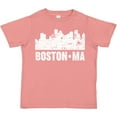 thumbnail image 3 of Inktastic Boston Massachusetts City Skyline with Grunge Boys or Girls Toddler T-Shirt, 3 of 5